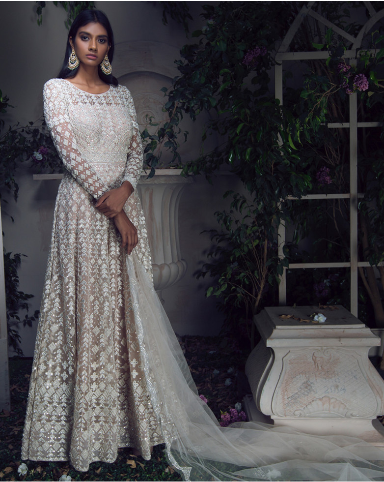Leona anarkali set