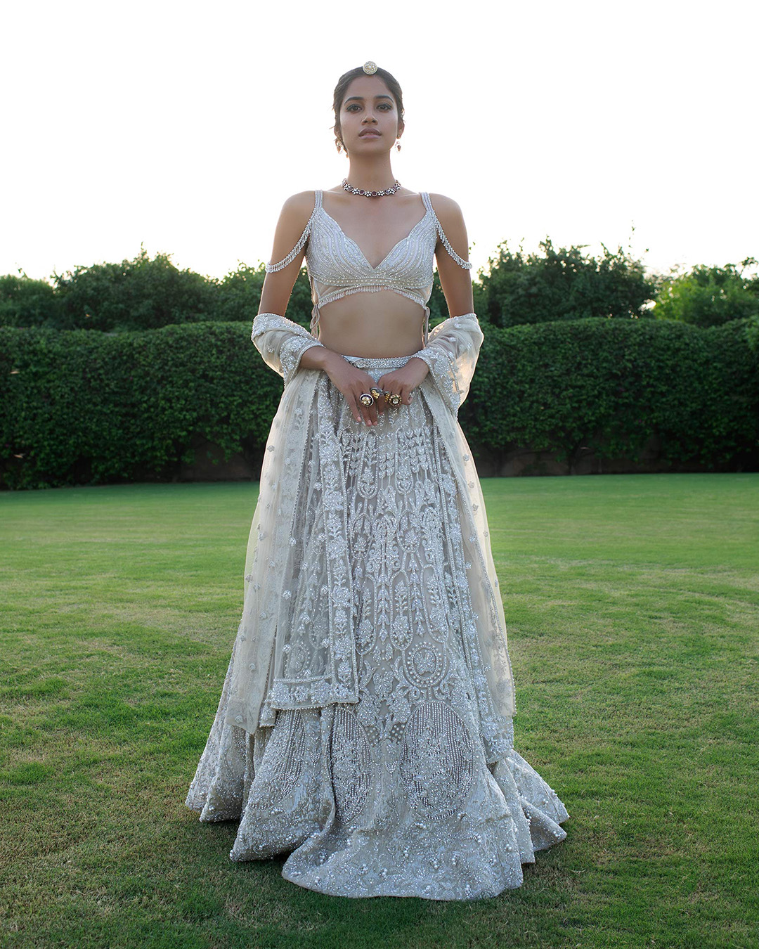 IVORY LEHENGA DESIGNS