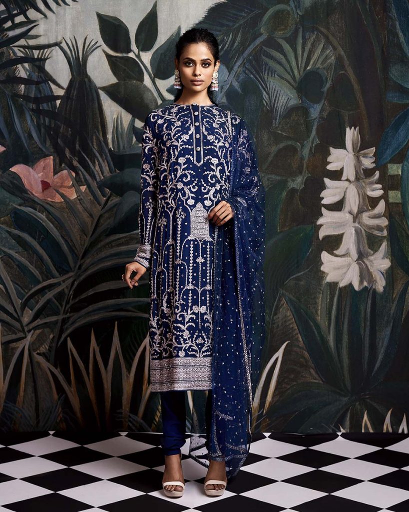 BRAELYN BLUE KURTA SETS