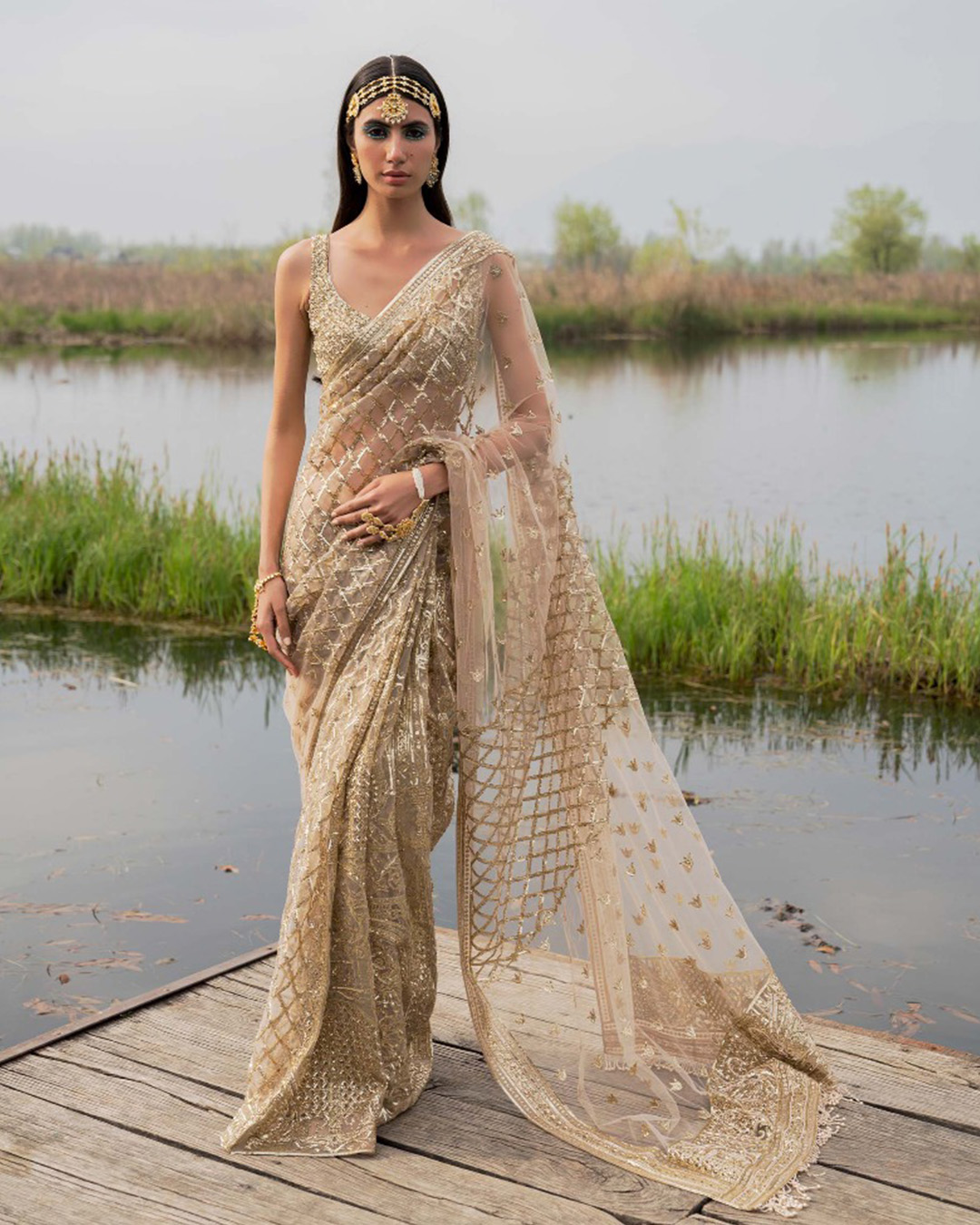 Buy Pakistani Designer Sarees Online USA | Latest Bridal Sarees Online –  Empress Clothing