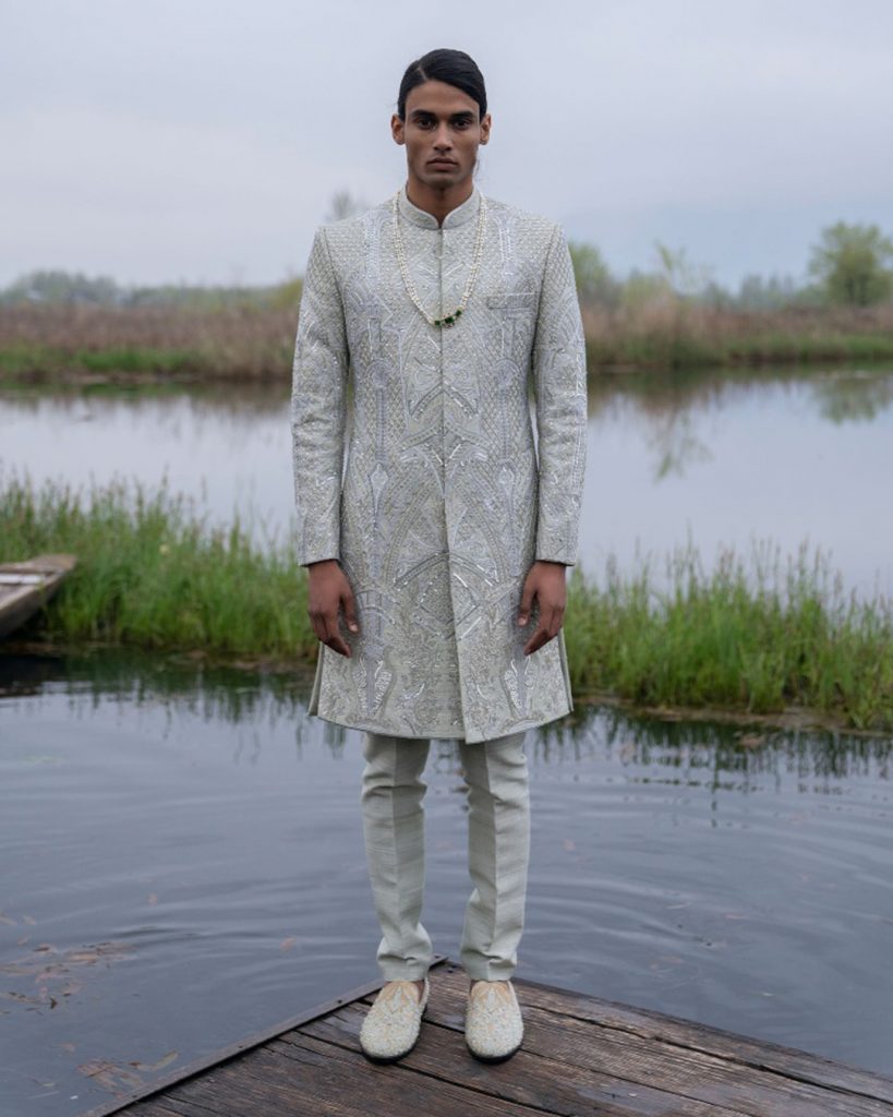 BRODY SHERWANI SET-Groom Sherwani Design