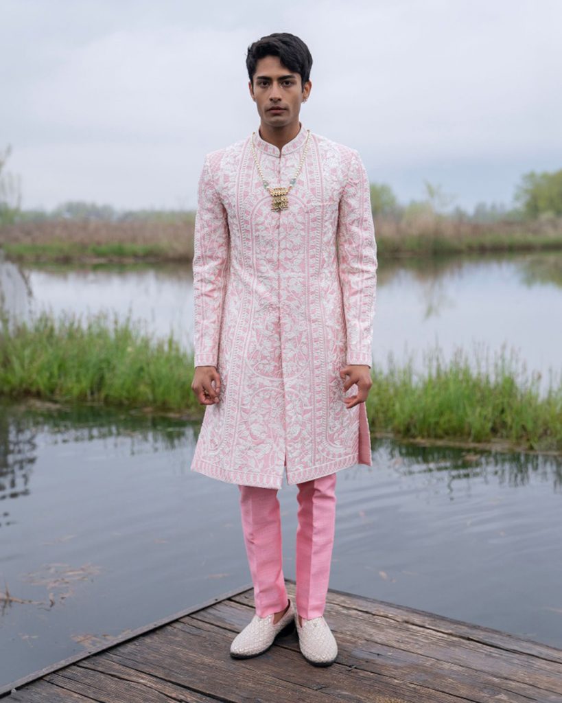 JACK SHERWANI SET-Groom Sherwani Design