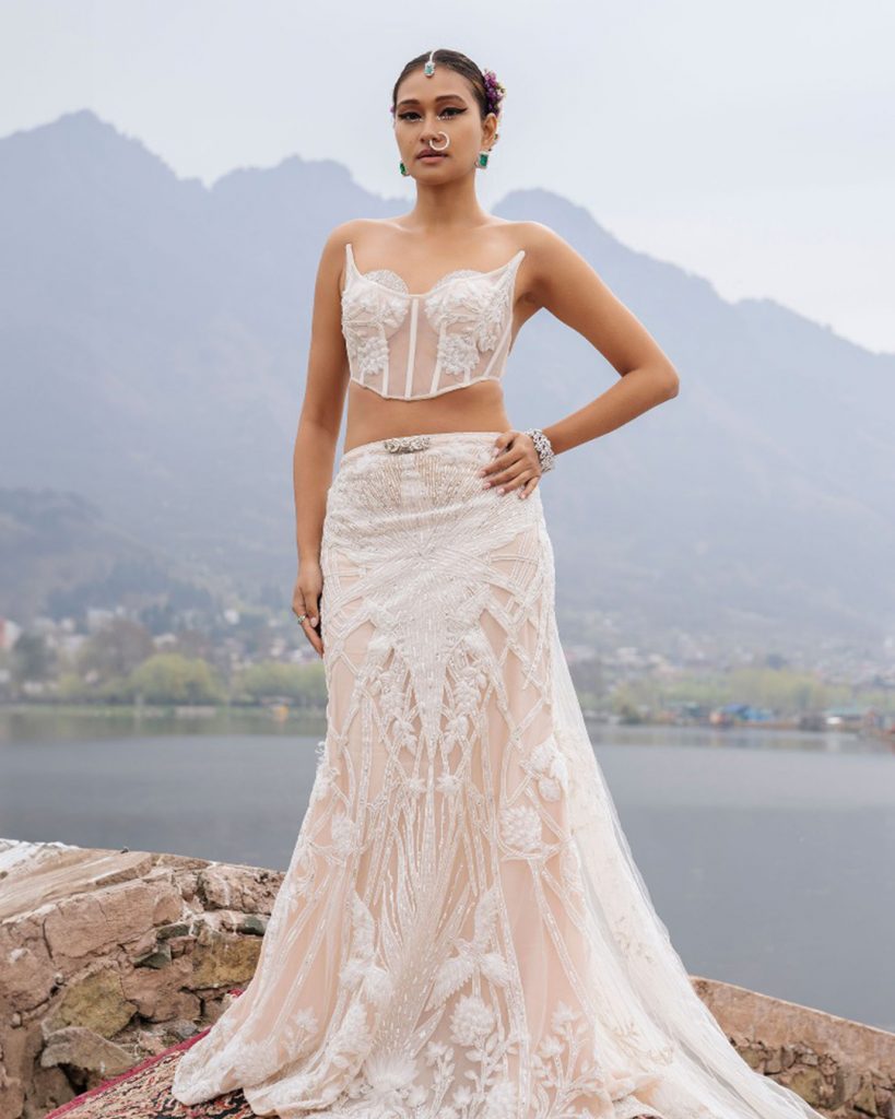Buy Sabyasachi Inspired Designer Wedding Party Wear Bridal Bridesmaids  Indian Customer Stitched Lehenga Choli Dupatta Blouse for Women Sari Online  in India - Etsy