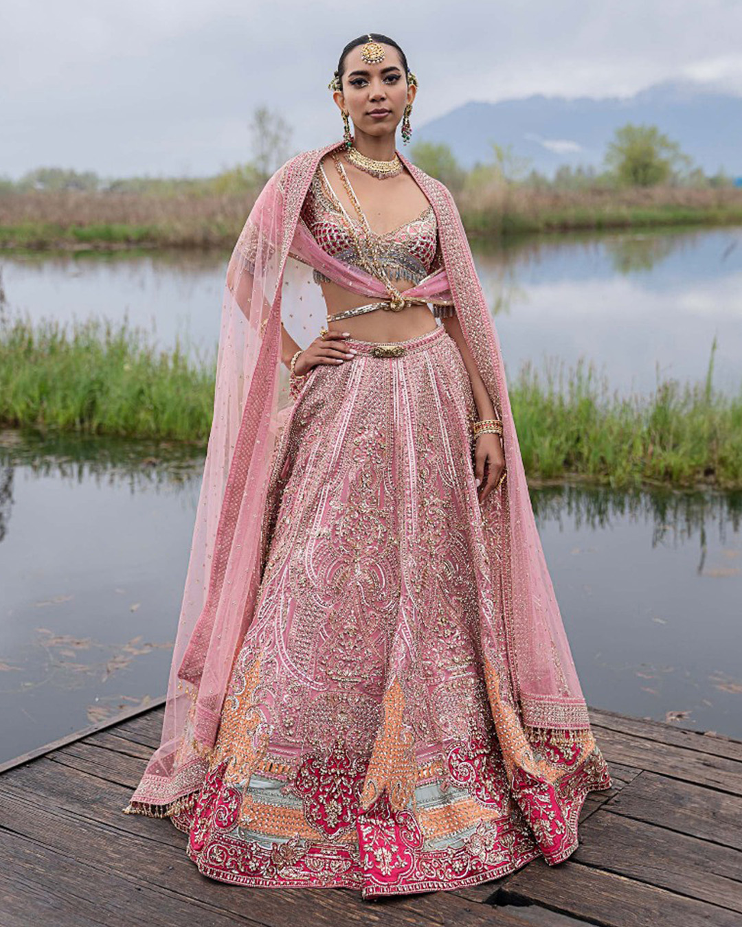 Latest) Designer Heavy Embroidery Lehenga For Wedding 2023