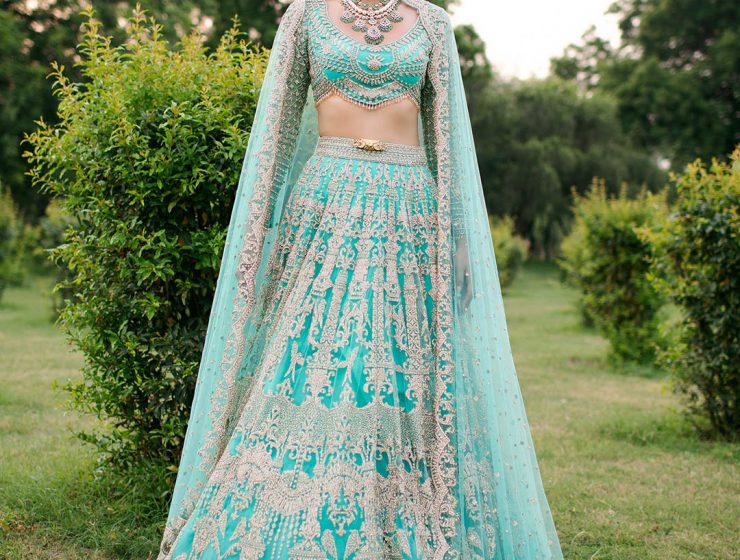 NAUSICAA mehendi BRIDAL LEHENGA SET