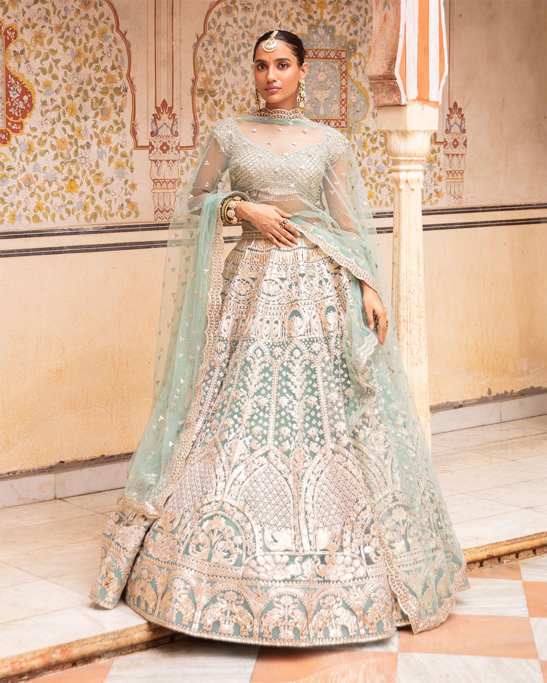 EVERLY BRIDAL LEHENGA SET