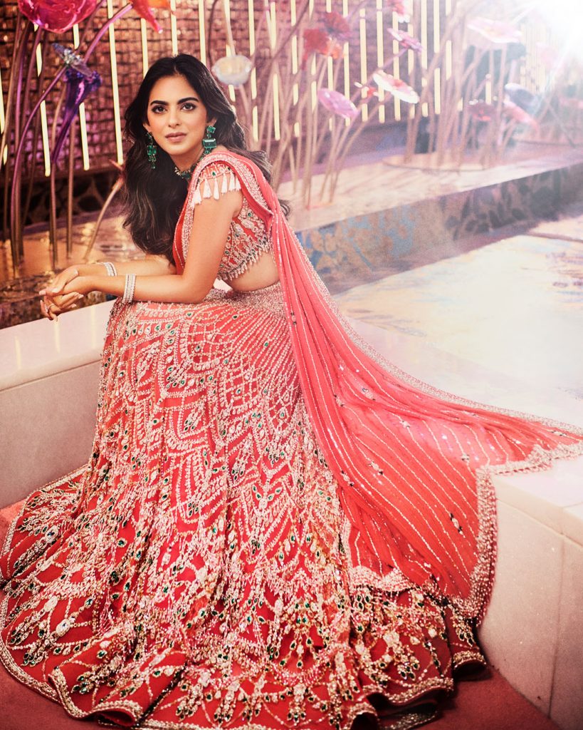celebrity approved lehenga-isha ambani