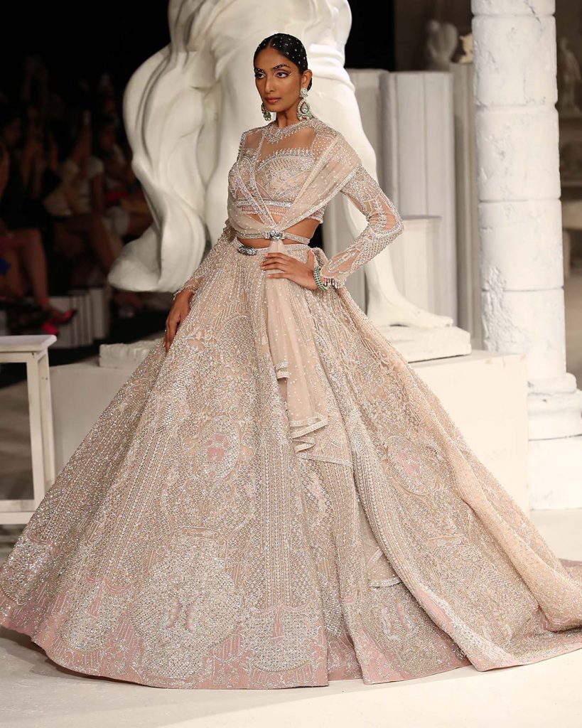 KAYLA pastel lehenga design BRIDAL LEHENGA SET