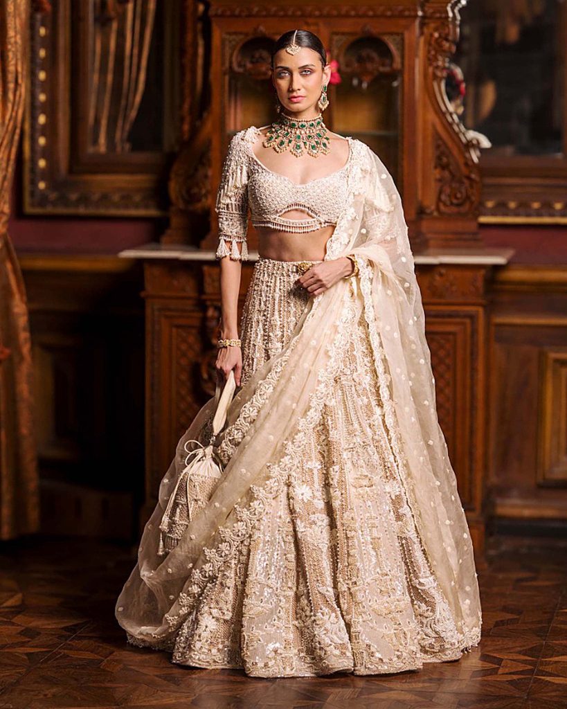 latest trend in bridal lehenga