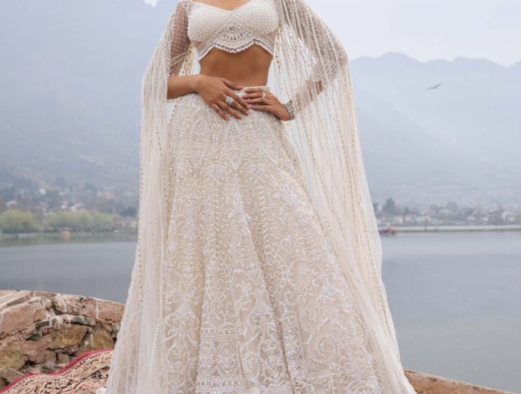 reception lehenga