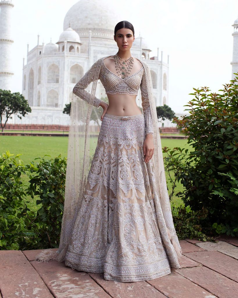 embroidered lehenga
