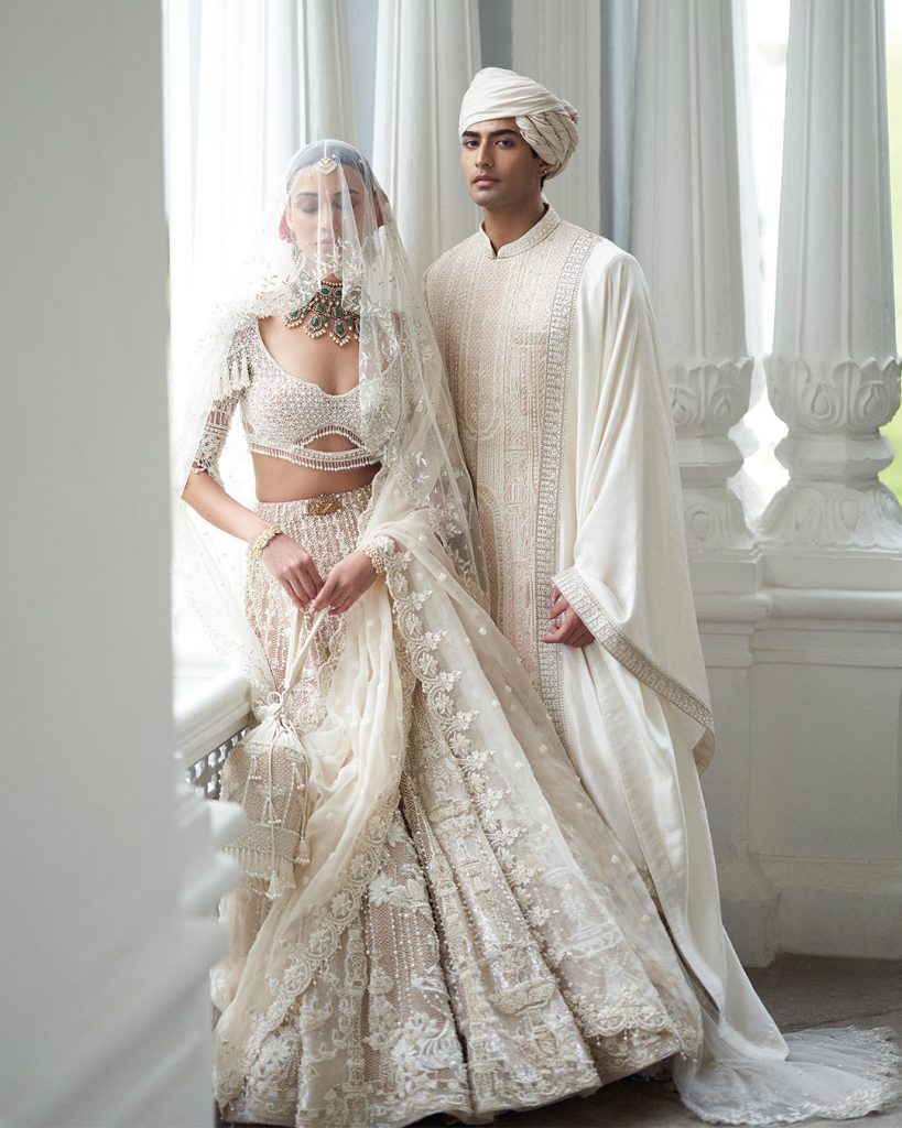 evelyn bridal lehenga