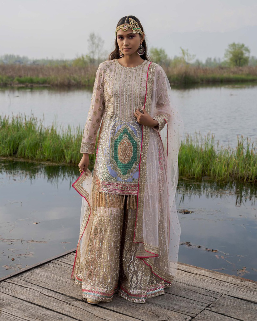 designer sharara suit