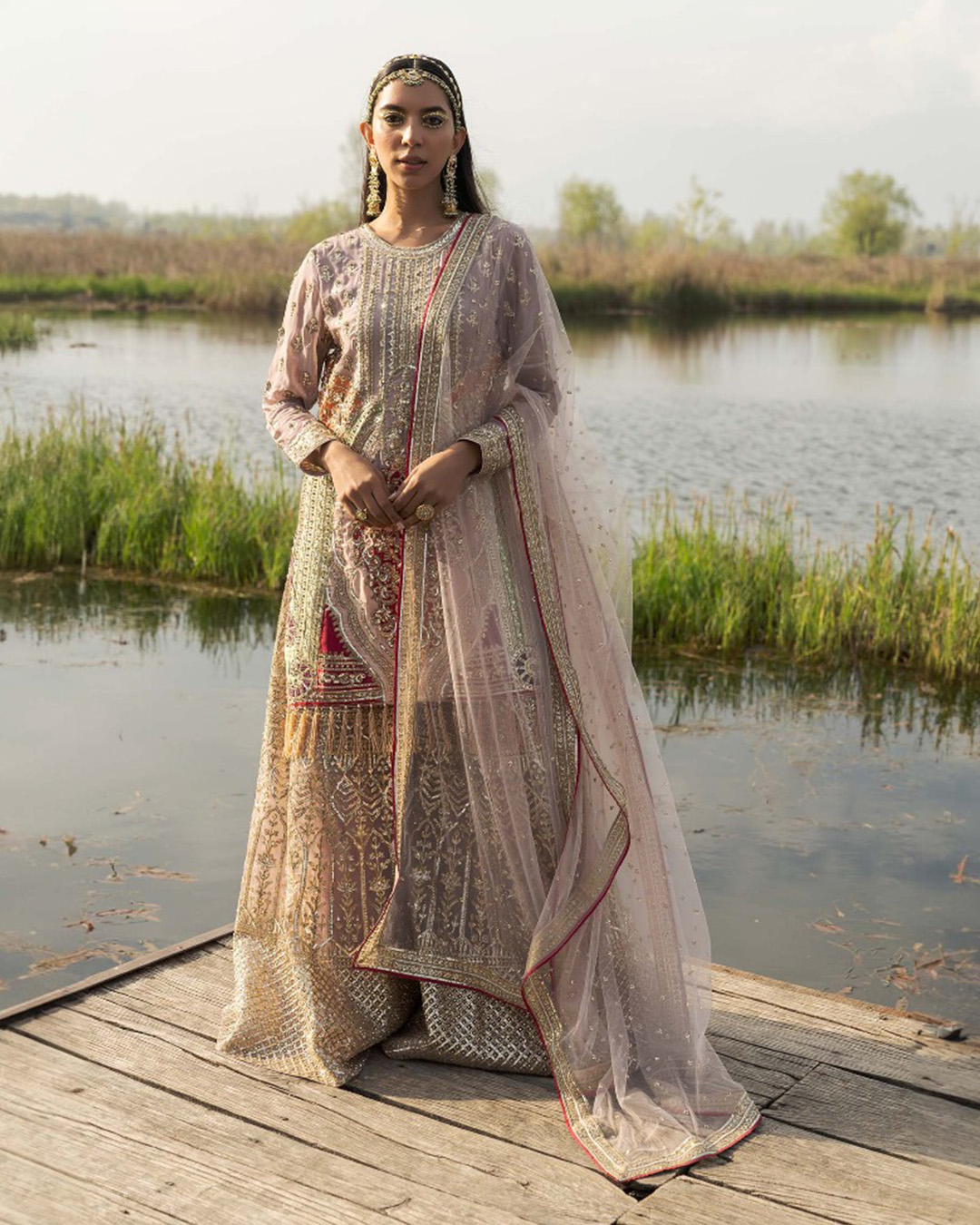 designer sharara suit