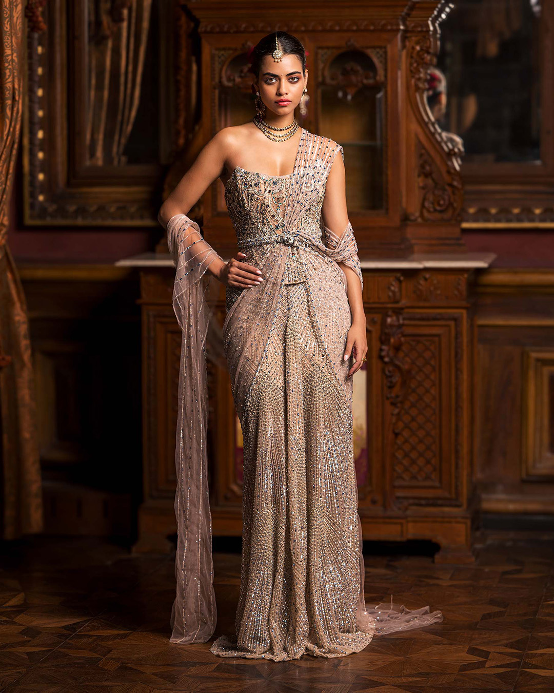 designer party wear gown