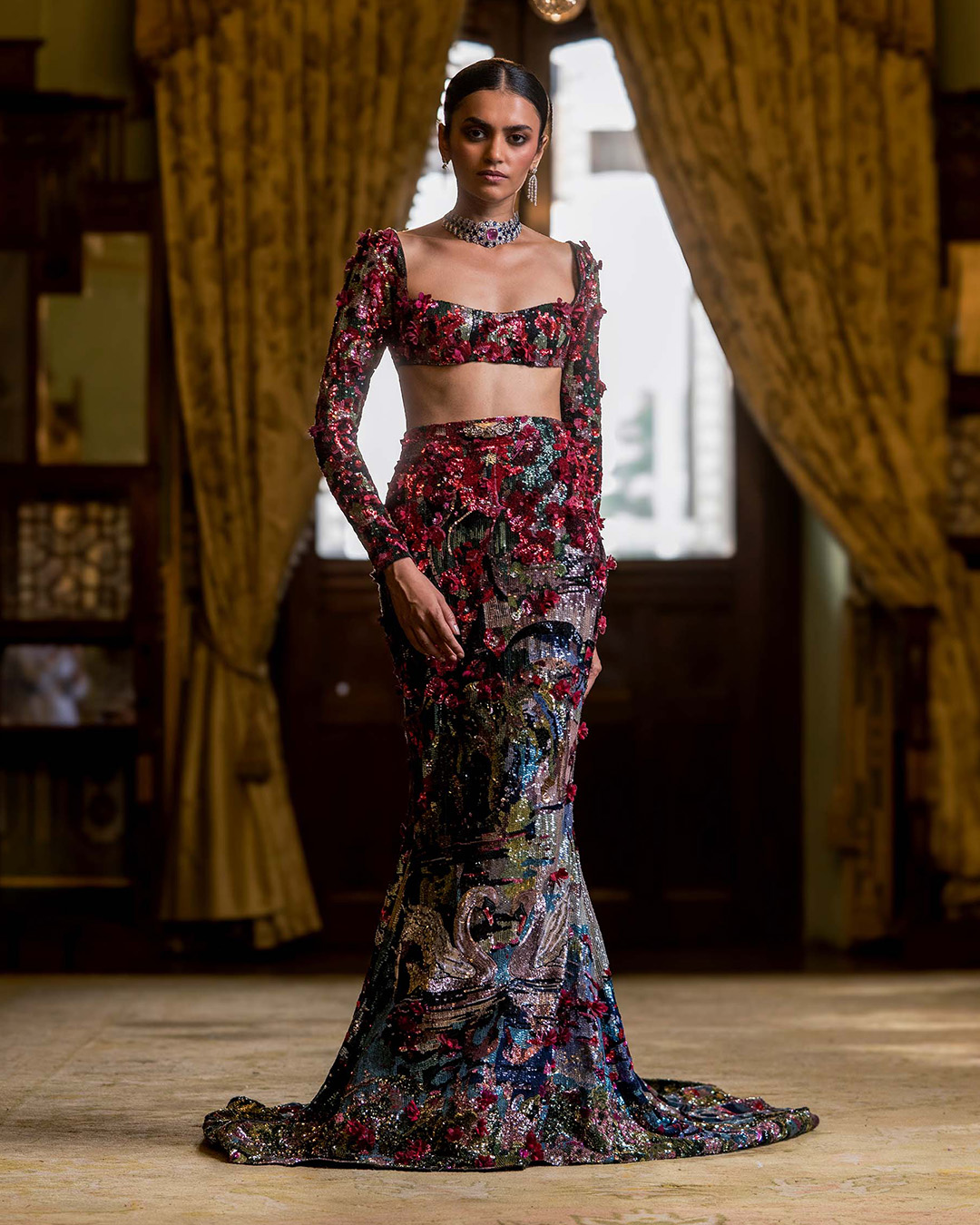 party wear designer lehenga
