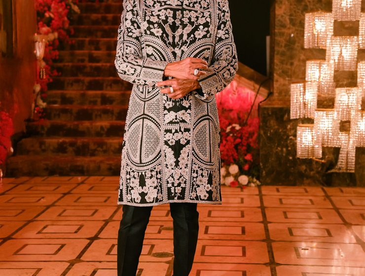 Chunky Panday sherwani set by fsp