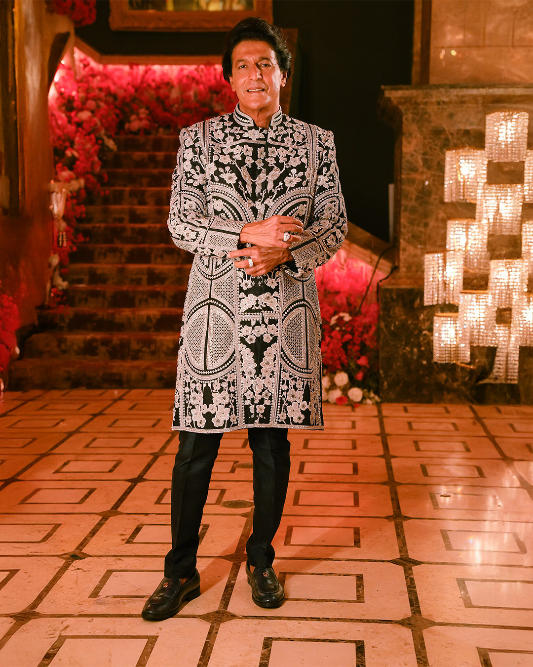 Chunky Panday sherwani set by fsp