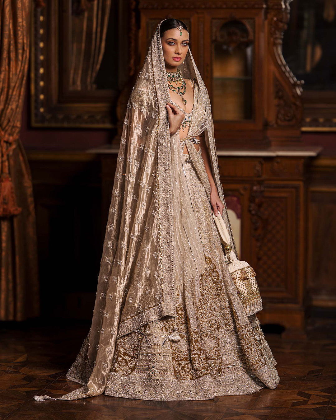 Daisy bridal lehenga set