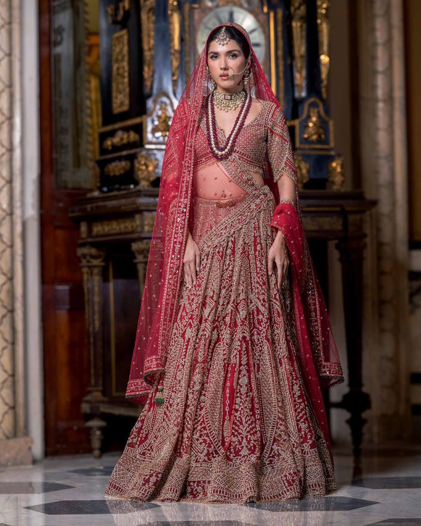 Corsica bridal lehenga set