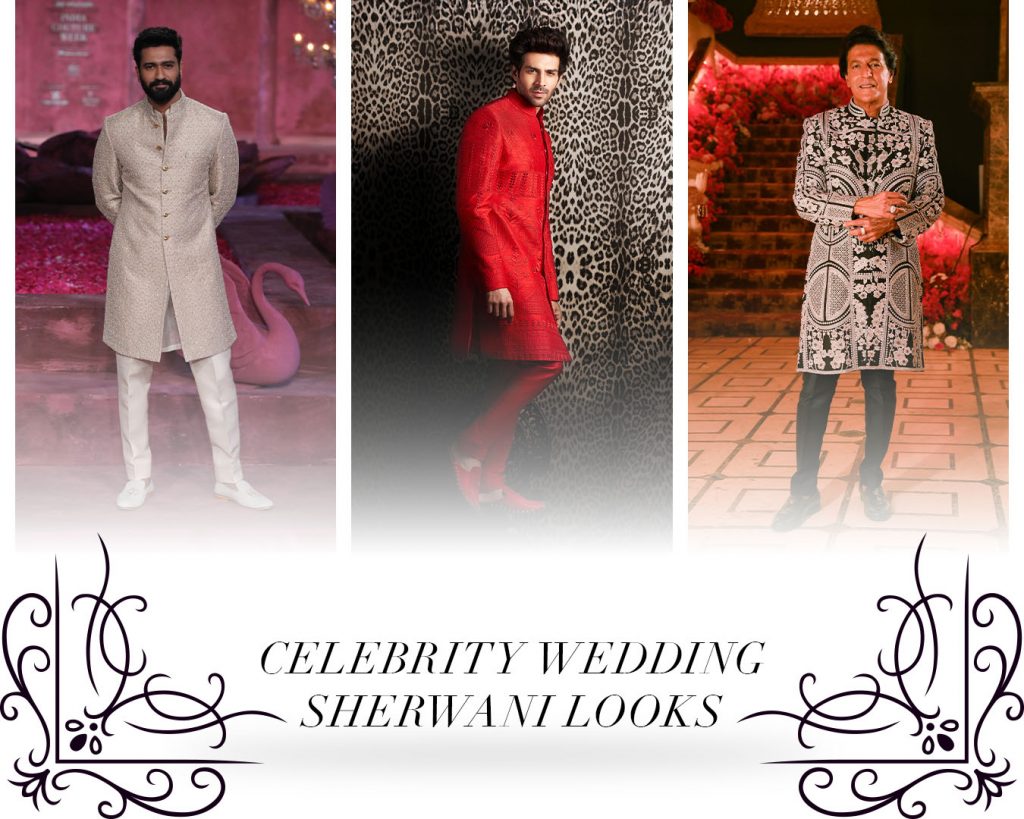 celebrity wedding sherwani looks