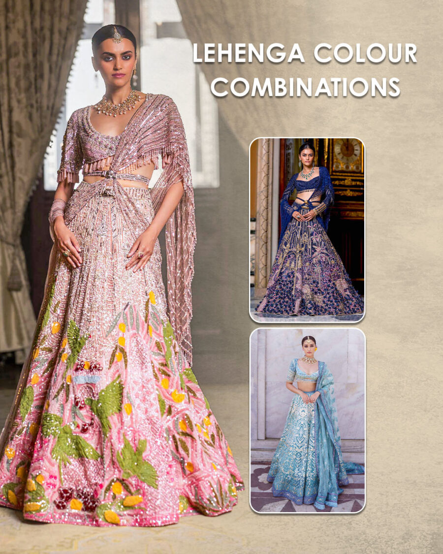 best lehenga colour combinations