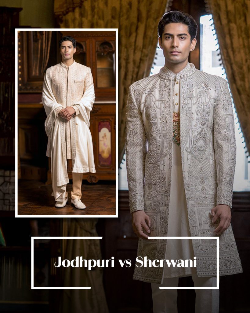 sherwani vs jodhpuri