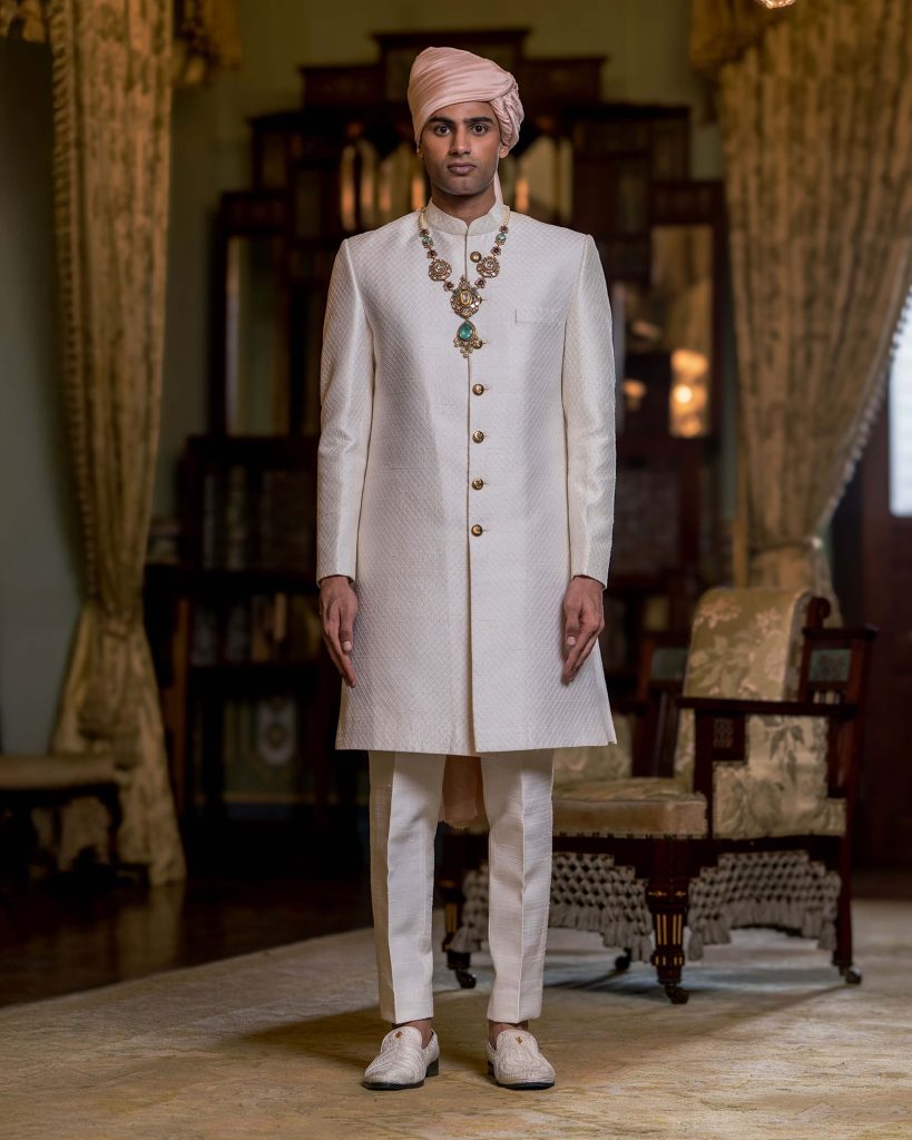 achkan wedding dress for father