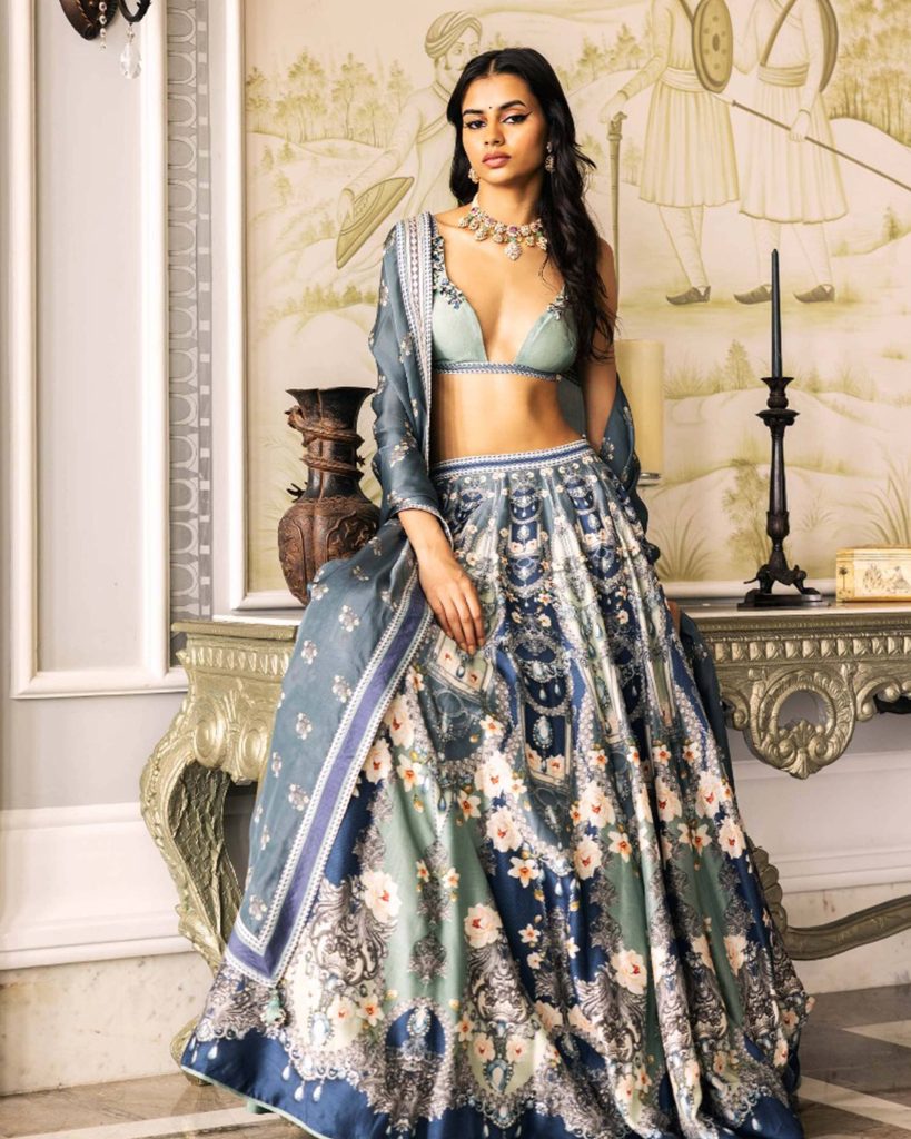 printed lehenga 