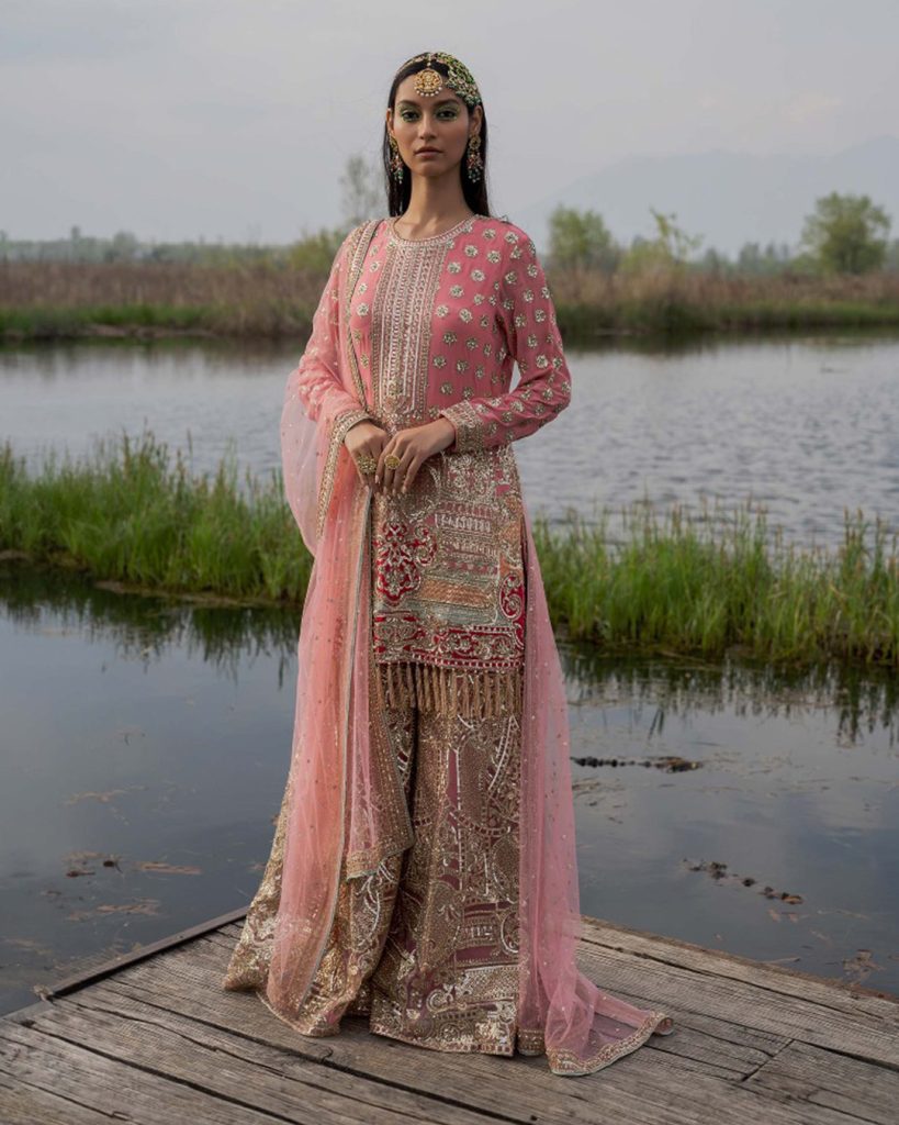 Bridal Sharara with Statement Dupattas