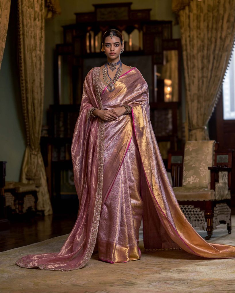 double dupatta drape saree