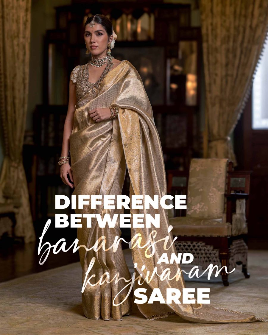 difference between banarasi and kanjivaram saree