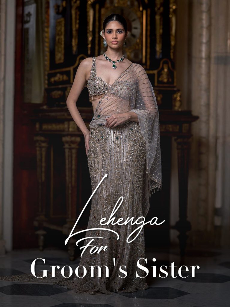 lehenga for groom' s sister