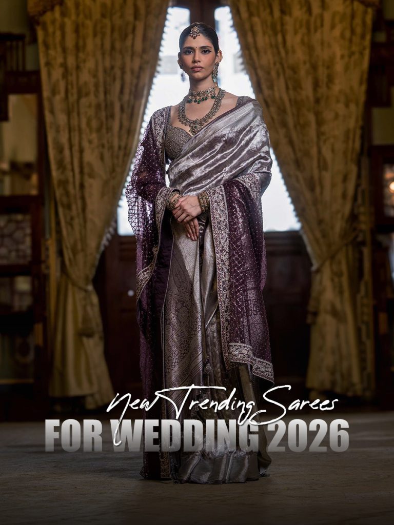 Bridal guide cover for new trending sarees 2026