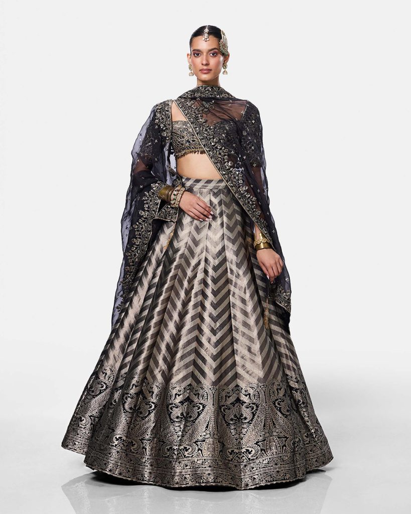 banarasi silk lehenga fabric